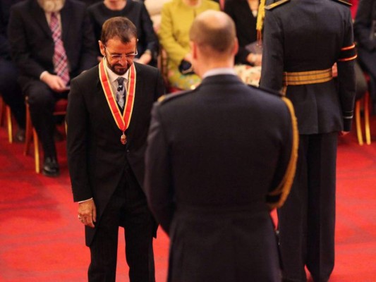 Ringo Starr fue nombrado Caballero del Imperio Británico