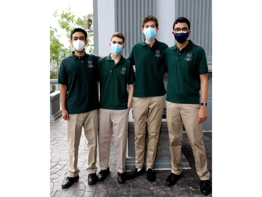 Jorge Mario Reyes, Juan Diego Maier, Nicolas Cerrato y Osly Vásquez