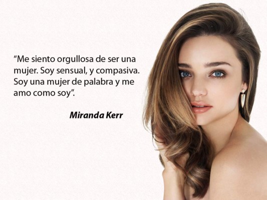 Miranda Kerr en frases