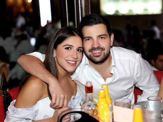 Tiara Facussé y Andrés Valverde