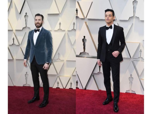 Chris Evans, Rami Malek son solo algunos de los actores más esperados esta noche y claro sus looks son trending topic en las redes sociales, así lucen los caballeros de Hollywood hasta el momento