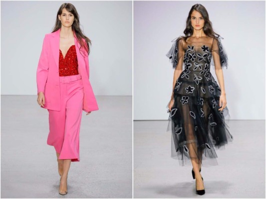 Óscar de la Renta deslumbra con vestidos de tul en NYFW