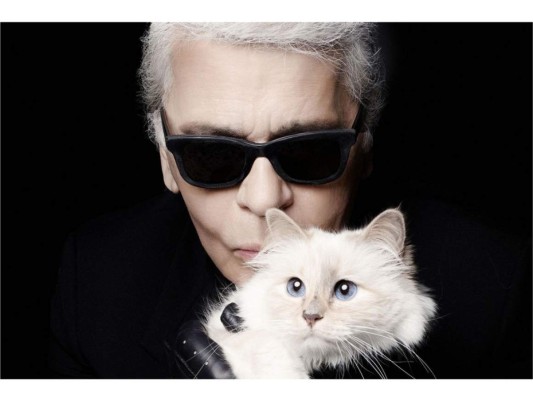 2. Su hija, Choupette una gata que adoptó en 2011 cuenta con dos empleadas domésticas para su cuidado. Una en la noche y la otra de día.