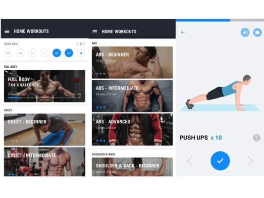 10. Home Workout<br/>Te ayudará tonificar tus músculos con rutinas de ejercicios, en solo minutos, y con el único apoyo de tu peso corporal.<br/>
