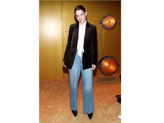 Katie Holmes en la pasarela de Ulla Johnson