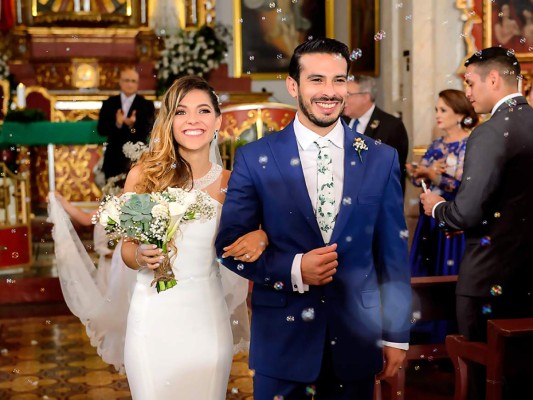 La boda eclesiástica de Sofie Figueroa Clare y Juan Carlos Mendieta