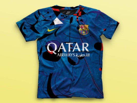 Federico Maccapani reinterpreta las camisetas del fútbol europeo