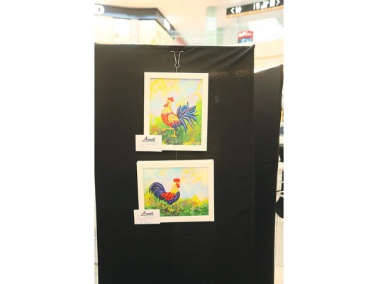 Exposición artística y pintura en vivo en Mall Multiplaza   