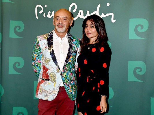 Christian Louboutin también asistió al evento en la capital francesa