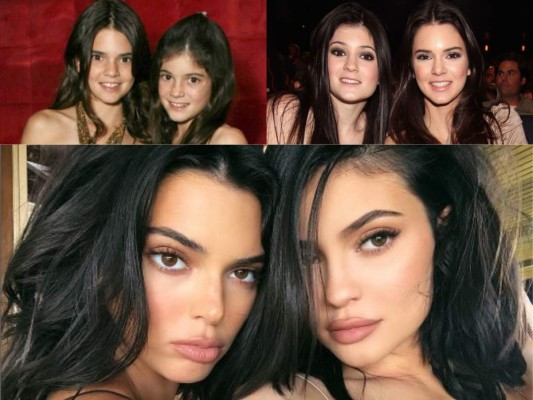 El increíble cambio de las hermanas Jenner en diez años