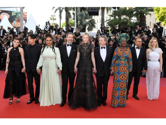 Parte del jurado calificador del Festival de Cannes 2018