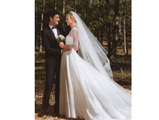 La modelo Karlie Kloss se casó con Joshua Kushner