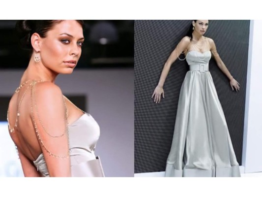 Danasha Gown: 1.5 millones de dólares.<br/>El diseñador Danasha Luxury se asoció con Jad Ghandour para crear este monumento de lujo, incrustando mucha joyería fina, de manera que se ve limpio y no tan saturado. Usó diamantes de 75 quilates seleccionados a mano y 250 gramos de oro de 18 quilates.<br/>