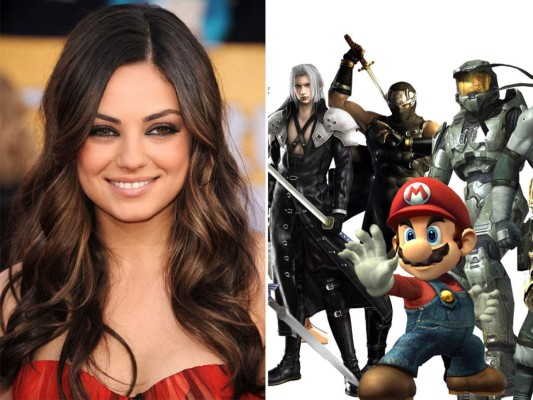 Mila Kunis. La guapísima actriz colecciona muñecos de Star Trek y todo lo relacionado a los videos juegos.