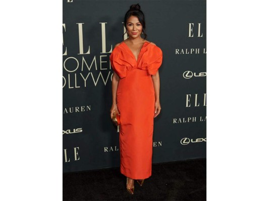 Karen David en Carolina Herrera.