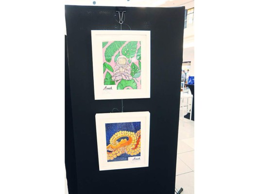 Exposición artística y pintura en vivo en Mall Multiplaza   