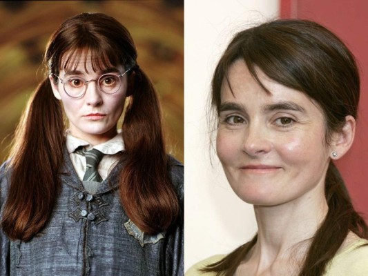 Shirley Henderson<br/>Tenía 36 cuando actuó como Moaning Myrtle en Harry Potter y la Cámara Secreta. Tenía 40 años cuando interpretó el mismo papel en Harry Potter y el Cáliz de fuego.<br/>