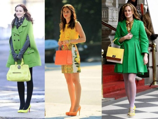 Looks con detalles amarillos <br/> Waldorf obviamente vistió este tono en sus looks, ya sea en bolsos, zapatos y prendas. No tenía miedo de combinarlo con otros colores llamativos, siempre supo llevarlo como se debe.