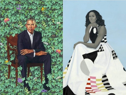 Retratados Barack y Michelle Obama en el National Portrait Gallery