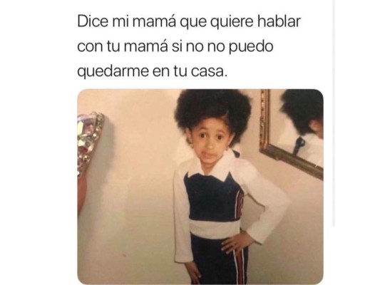 'Dice mi mamá' el meme de Cardi B