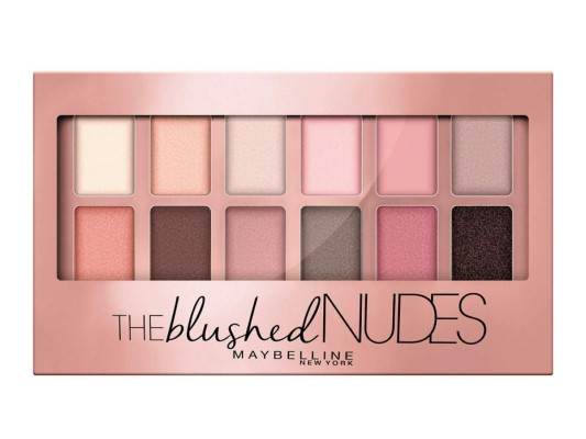Viste tu mirada con los colores fashion de The Blushed Nudes, la palette de sombras Maybelline