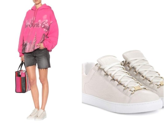 Arena leather sneakers, para un pop style sus creadores las llaman la definición perfecta del estilo de líneas limpias confeccionadas con un cuero suave y acentuado con adornos de oro y suela de goma para un estilo chic