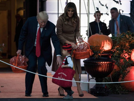 Los Trump celebran primer Halloween