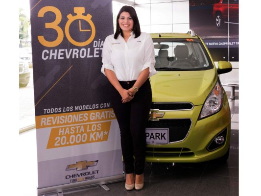 Melissa Estrada, Gerente de Marca Chevrolet Honduras, explico las bondades de la nueva promoción