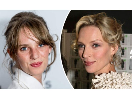 Maya y Uma Thurman