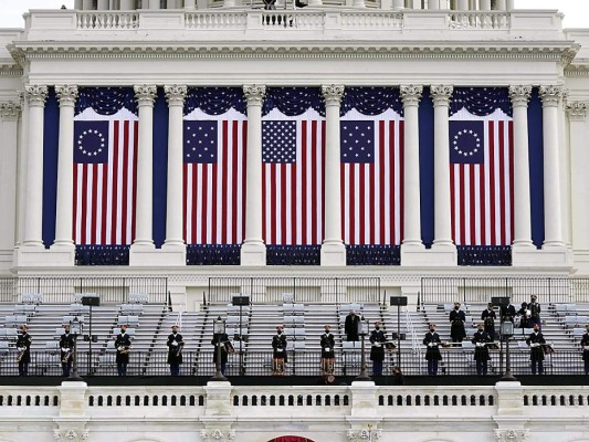 Así luce Washington un día antes de la toma de posesión de Biden