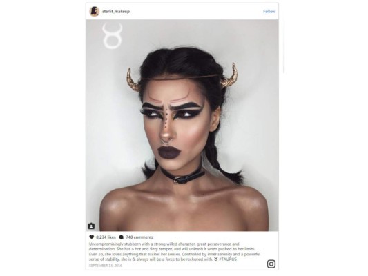 Instagrammer crea el maquillaje de cada signo zodiaco