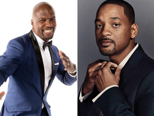 Terry Crews se mira mucho mayor que Will Smith, ambos tienen 50 años.
