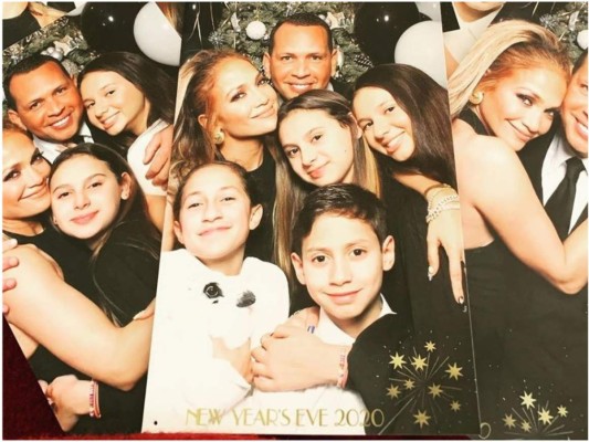 Para recibir el año nuevo la cantante compartió la primera fotografia del 2020 junto a sus hijos y su futuro esposo.