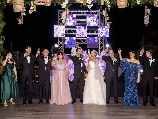 La fiesta de bodas de Andrea Gabrie y Jorge Rodríguez