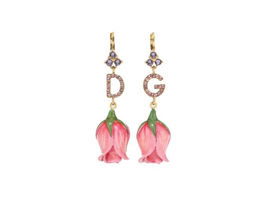 Tulipanes rosados elaborados en mano by Dolce & Gabbana