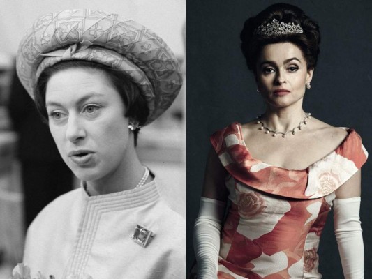 Ahora de adulta, la Princesa Margarita es Helena Bonham Carter.