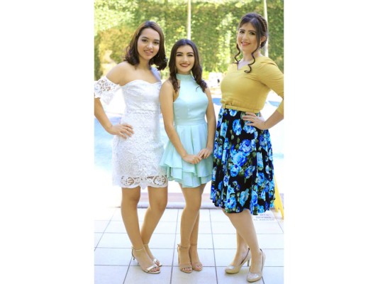 Adriana Torres, María Tabora y Sarah Dacosta. Foto: Melvin Cubas