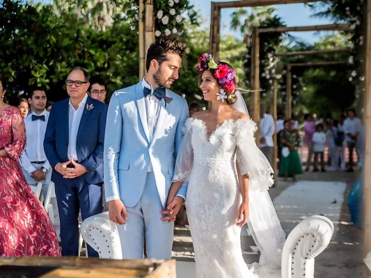 Boda de Dharya Williams y Roberto Kattán