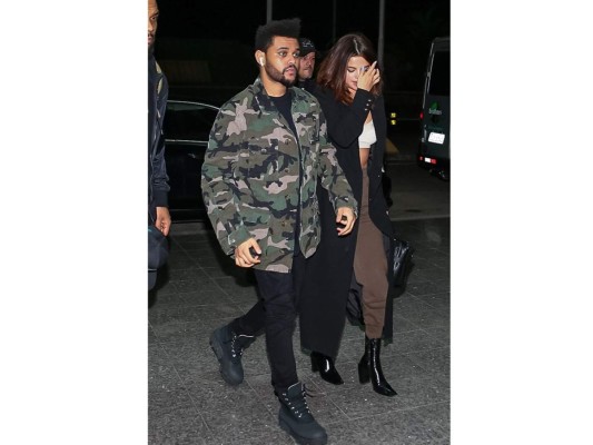 Selena y The Weeknd en Brasil