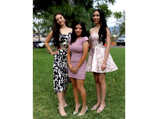Ritza Padilla, Marissa Alvarado y Amy Varela