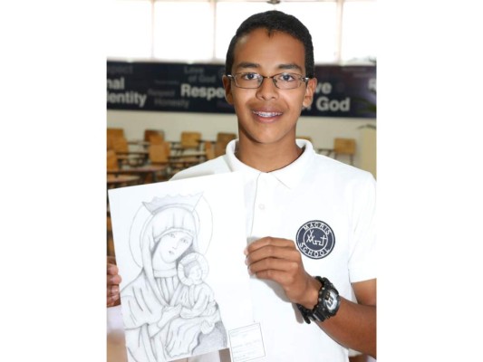 Exposición de Arte Virgen del Perpetuo Socorro en Macris School