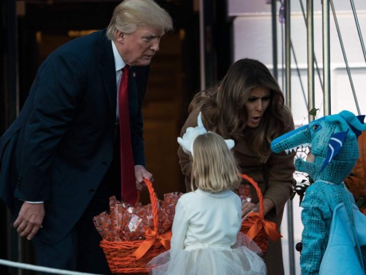 Los Trump celebran primer Halloween