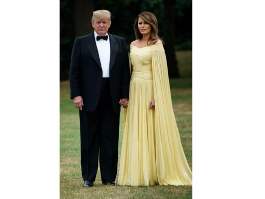 El vestido por el que Melania y Donald Trump son comparados con 'La Bella y la Bestia'