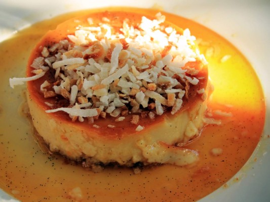 Flan de coco