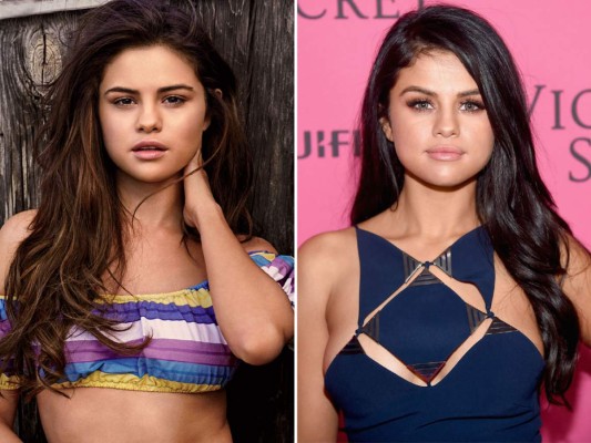 Selena Gómez <br/>Siempre ha sido hermosa en cualquier forma y tamaño, pero al parecer ella quería un poco más de senos paso a ser talla C.<br/>