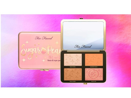 Too Faced presentó Sugar Peach Wet y Dry Palette