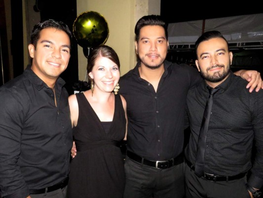 Ricardo Pavón, Susana Fessel, Enzo Zelaya y Walter Ramírez