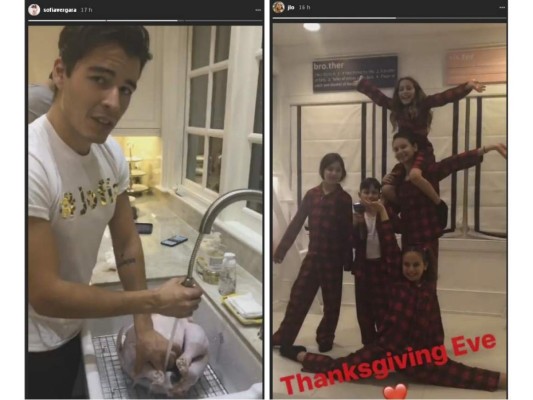 Así celebraron Thanksgiving los famosos