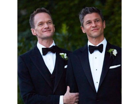 11. Neil Patrick Harris y David Burtka<br/>Esperaron mucho tiempo para que se aprobara la ley del matrimonio gay en Nueva York, posteriormente se casaron en Italia.