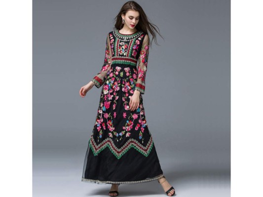 Lleva el trend de pies a cabeza con un maxi dress de cuidados detalles by Aliexpress